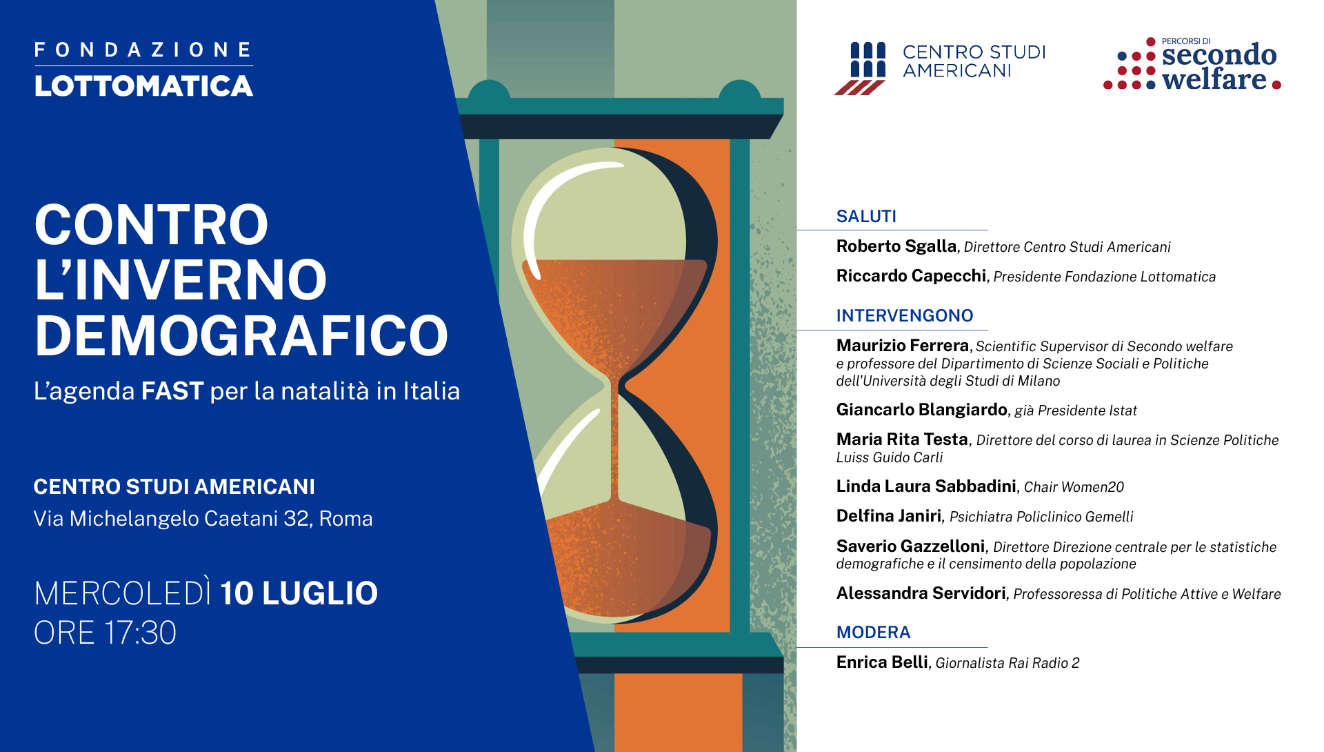 Fondazione Lottomatica presenta l’agenda FAST per contrastare l’inverno demografico