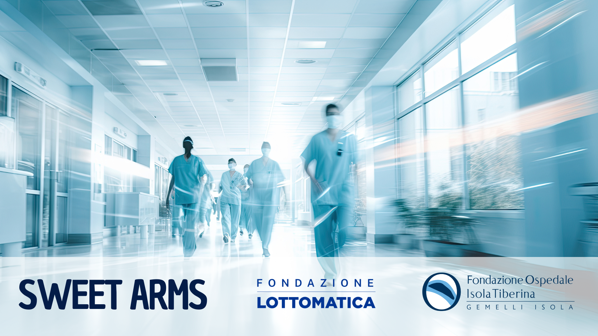 Fondazione Lottomatica a sostegno di “Sweet Arms”, il progetto dell’Ospedale Isola Tiberina