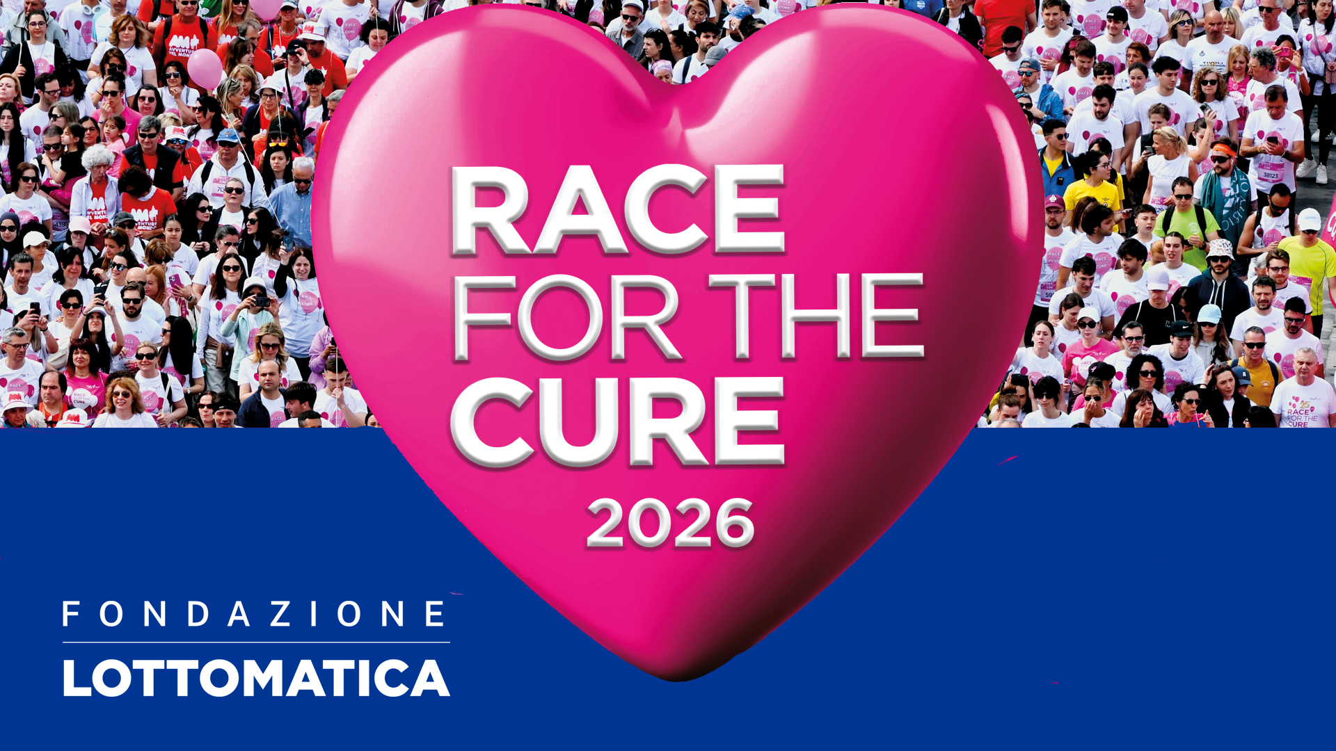 Fondazione Lottomatica alla Race for the Cure 2026: il quinto anno insieme per la lotta ai tumori al seno